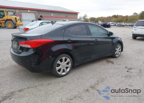 2012 Hyundai Elantra Limited (Ulsan Plant) из США, поврежденный, VIN KMHDH4AE8CU352358